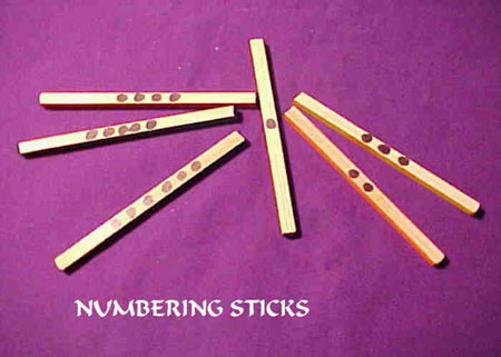 STICKS-NUMBERED